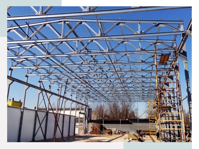 Строительство цехов в Тобольск от 610 руб. под ключ