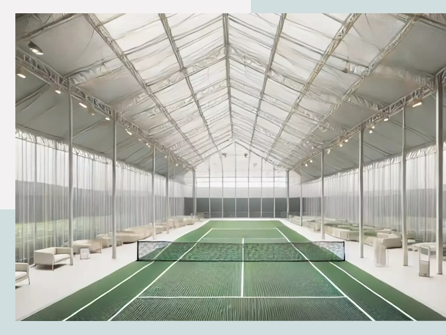 Строительство теннисных кортов в Тобольске