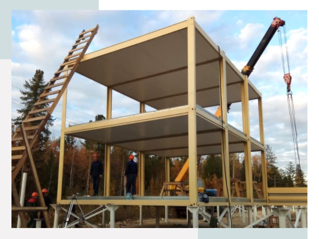 Строительство модульных здания Тобольск