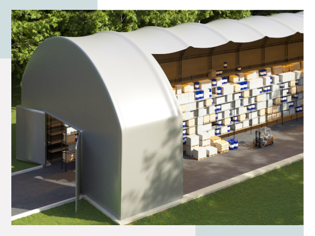 Тентовые ангары в Тобольске