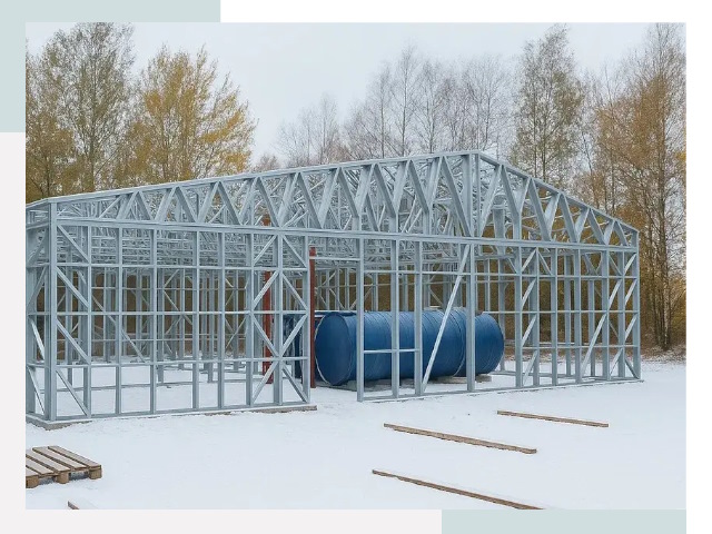 Металлические ангары в Тобольске