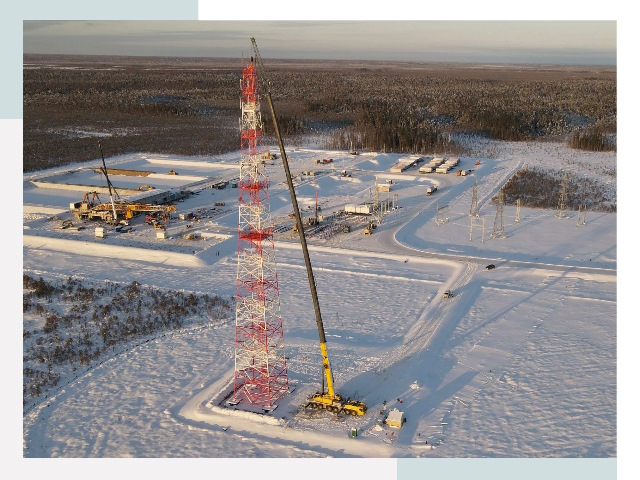 Мачты связи в Тобольске