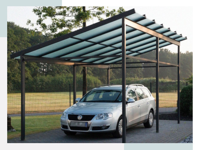 Навесы для автомобилей в Тобольске