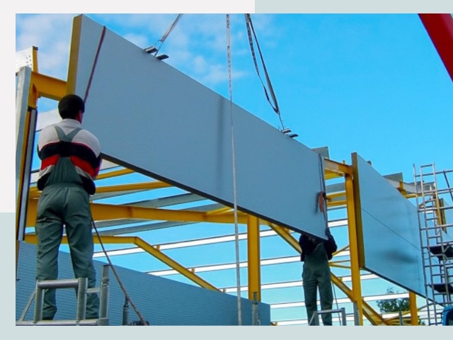 Монтаж сэндвич-панелей в Тобольске от 610 руб.