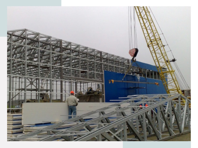 Монтаж ангаров в Тобольске