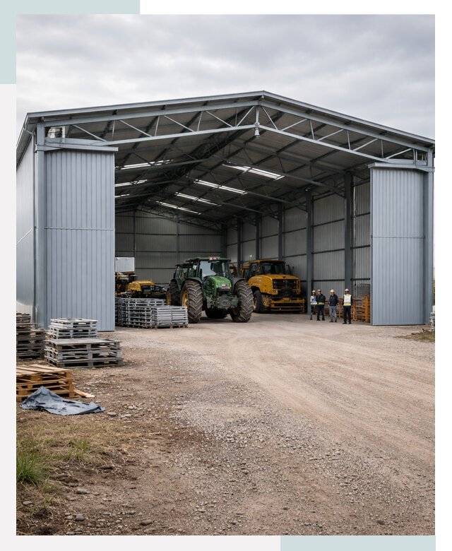 Ангары для сельхозтехники в Тобольске от 20334 р. | СтальСтрой-Тбл