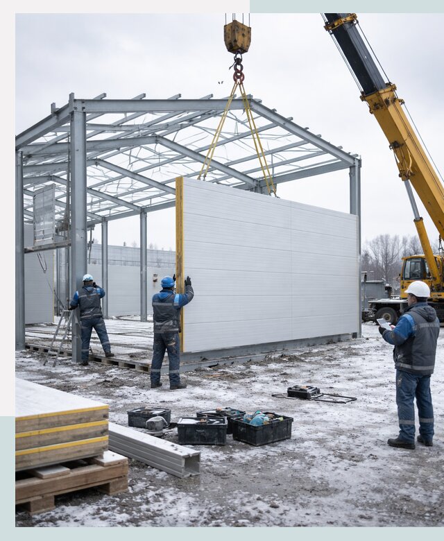 Строительство холодильных складов под ключ в Тобольске