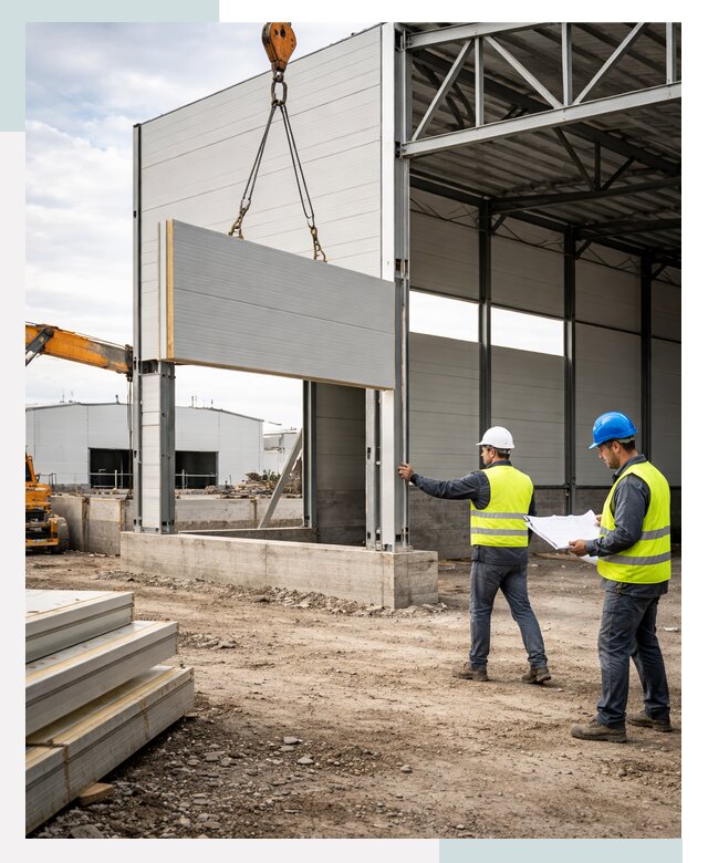 Склад из сэндвич панелей под ключ в Тобольске от 9659 р. | СтальСтрой-Тбл