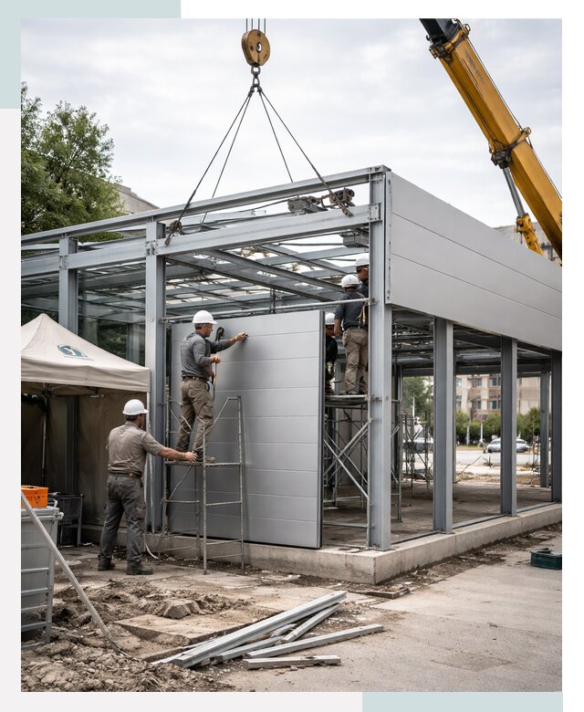 СтальСтрой-Тбл: торговый павильон под ключ в Тобольске от 35585 р.