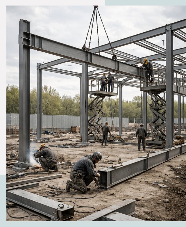 Строительство выставочных павильонов из металлоконструкций в Тобольске